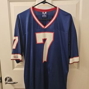 Vintage 1990's Men's Champion Doug Flutie Buffalo Bills Football Jersey Size 44